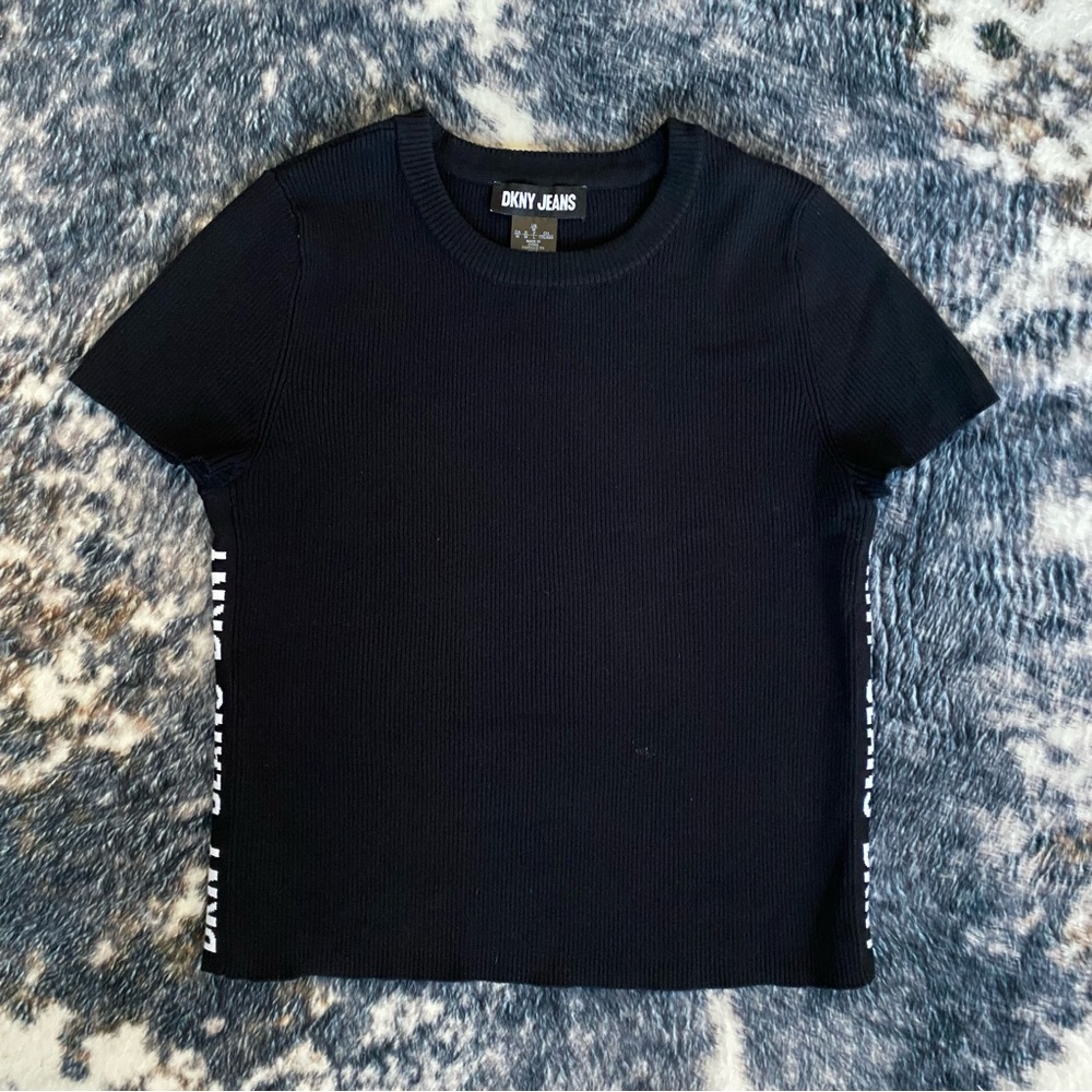 DKNY Black Short Sleeve Tee